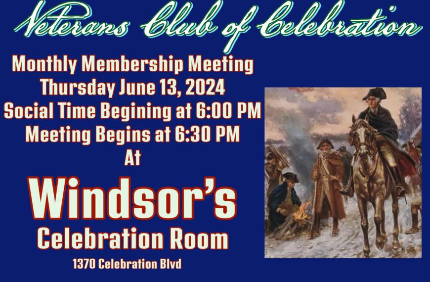 *** New location *** 13 June 2024 Monthly Meeting at the Windsor