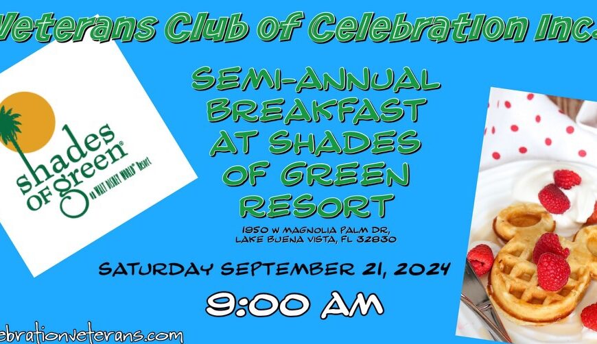 Shades of Green Breakfast, Sep 21 2024