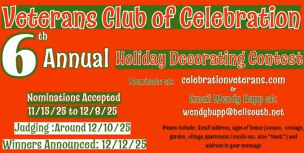 2025 Holiday Decoration Contest is Open for Nominations