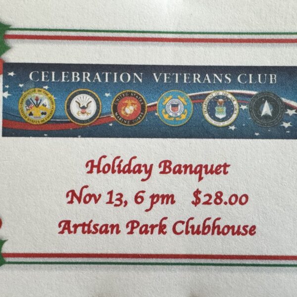 November 13 2025, Annual Holiday Banquet