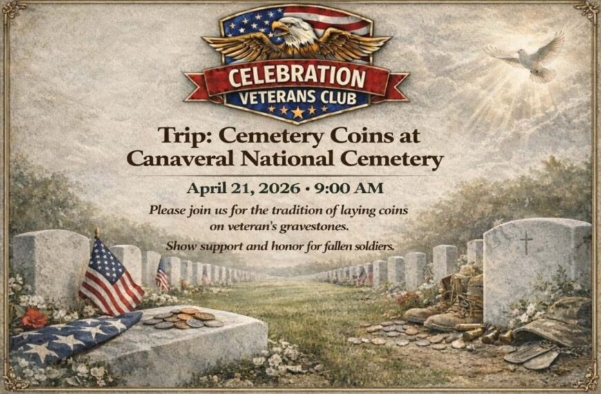 April 21 2026 Trip: Cemetery Coins at Canaveral National Cemetery