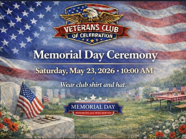 May 23 2026 Memorial Day Ceremony