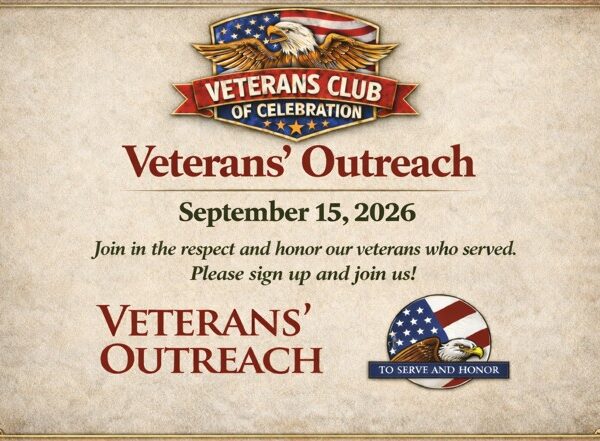 September 15 2026 Veterans Outreach