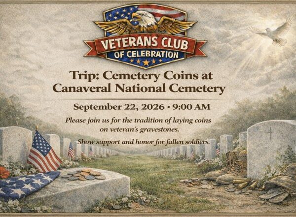 September 22, 2026 Trip: Cemetery Coins at Canaveral National Cemetery