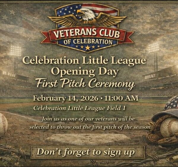 February 14 2026 Celebration Little League Opening Day Ceremony – First Pitch
