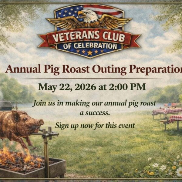 May 22 2026 Annual Pig Roast Preparation